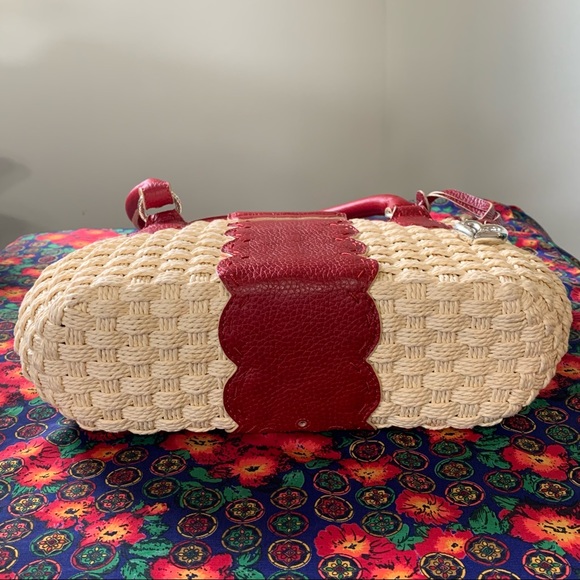 Brighton Woven Rattan Shoulder Bag - Picture 6 of 16